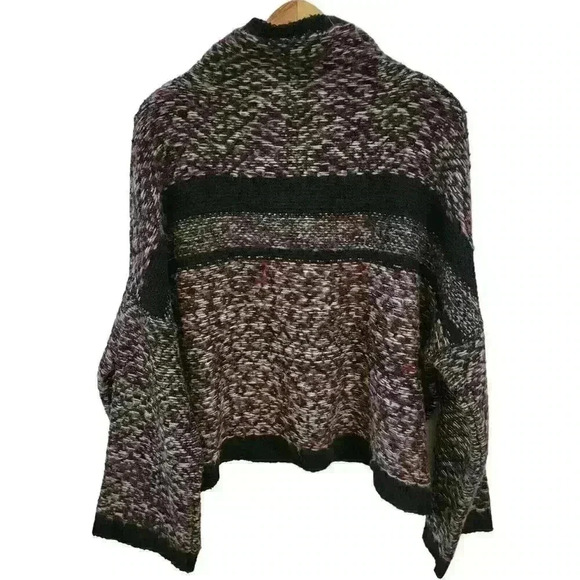 John + Jenn Sweater Womens Size Large Oversized Mock Neck Cozy Warm - Picture 7 of 14